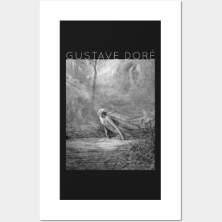 Gustave Doré - Lethe - Dante Alighieri Posters and Art